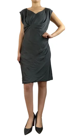 ALLSAINTS Vestido Gris Drapeado