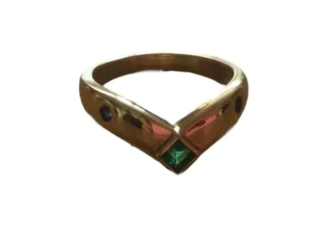 Autre Marque Anillos Verde 