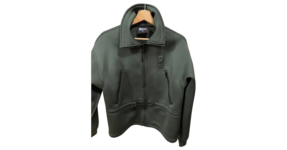 Blauer Chaqueta Verde oscuro 
