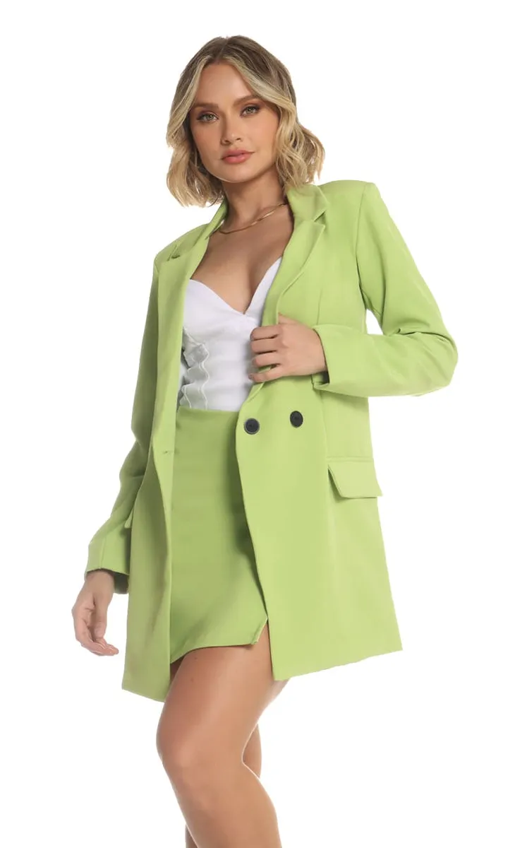 Blazer Verde Limón Oversize