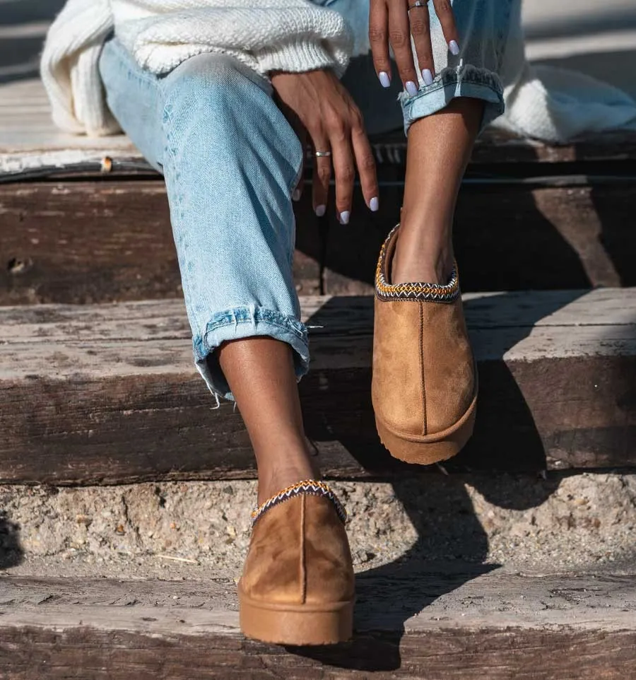 Botas australianas bajas marrones