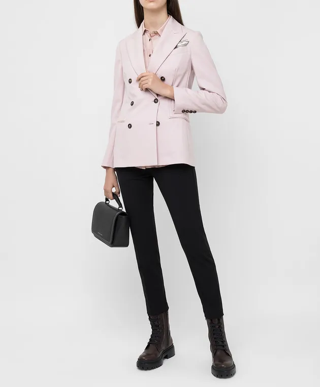 Brunello Cucinelli Pink wool jacket
