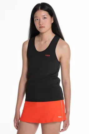 Camiseta tirantes mujer TEAM negro