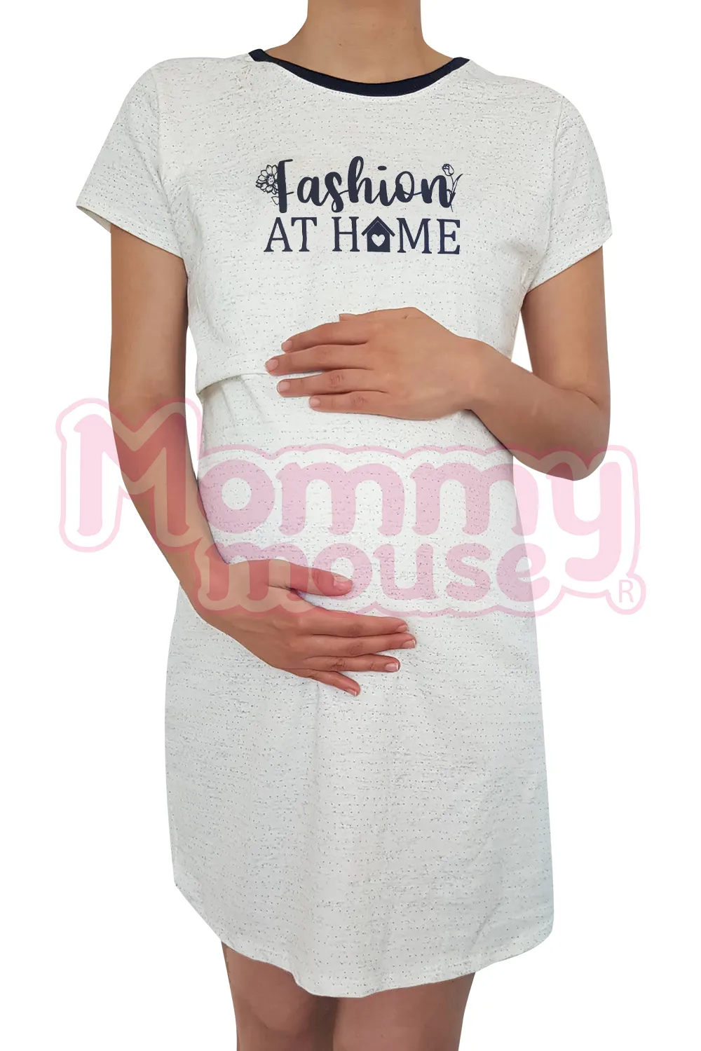 Camisón Pijama maternidad-lactancia. Fashion at home