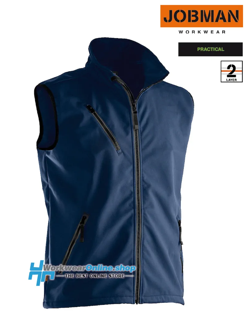 Chaleco Softshell ligero Jobman Workwear 7502