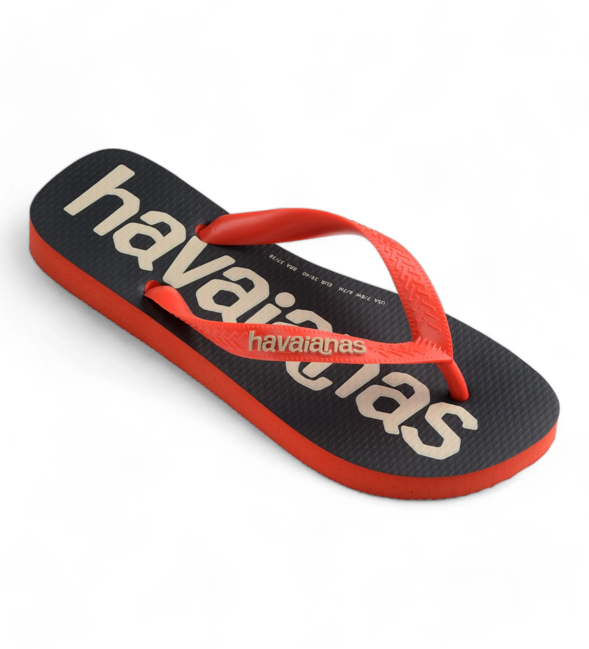 Chanclas Top Logomania 2 naranja