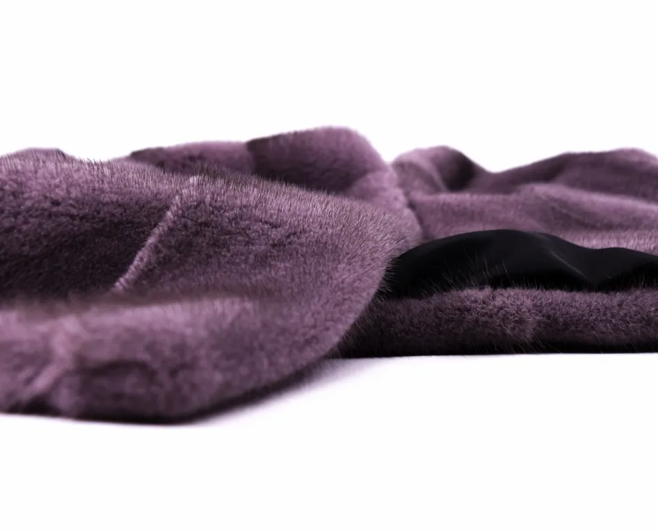 Chaquetón Visón Violeta – Chaquetón de piel de visón
