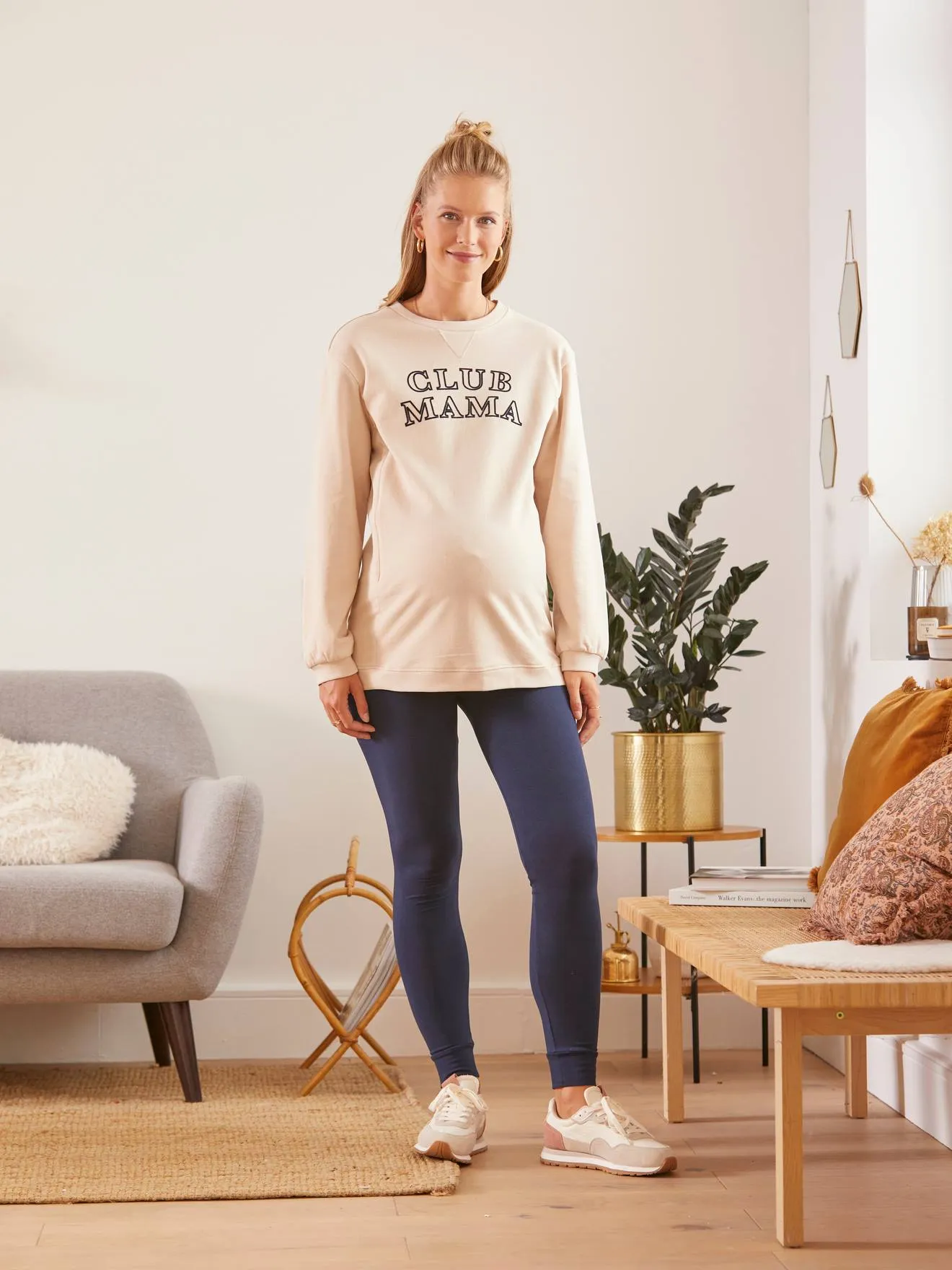 Conjunto de 2 prendas homewear para embarazo y lactancia
