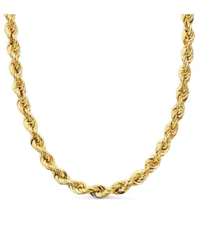 Cordón Salomónico Ligero Oro amarillo 18k 60cm 6mm
