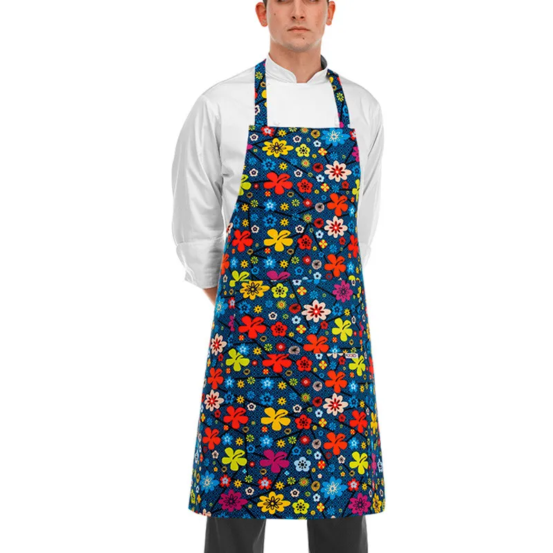 Delantal con peto estampado Daisy - Egochef