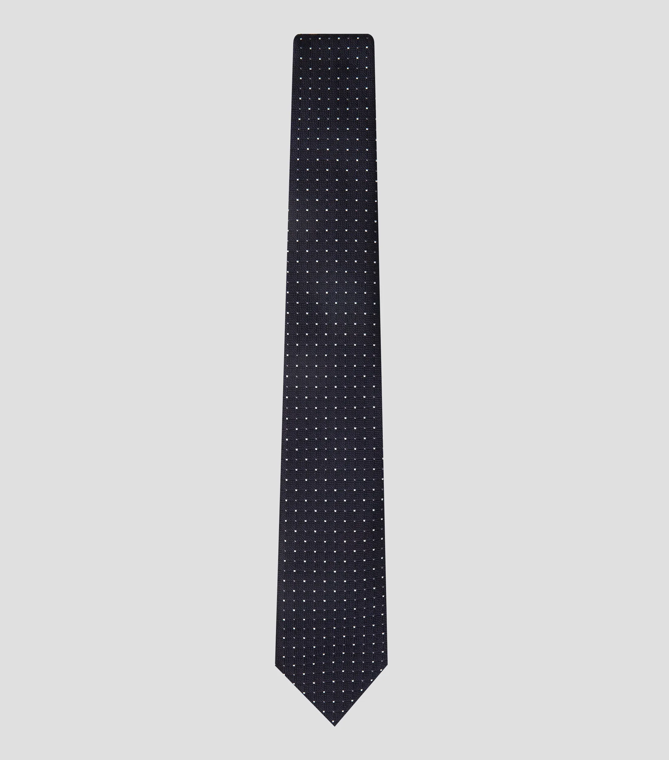 Emporio Armani Corbata ancha microdiseño en seda