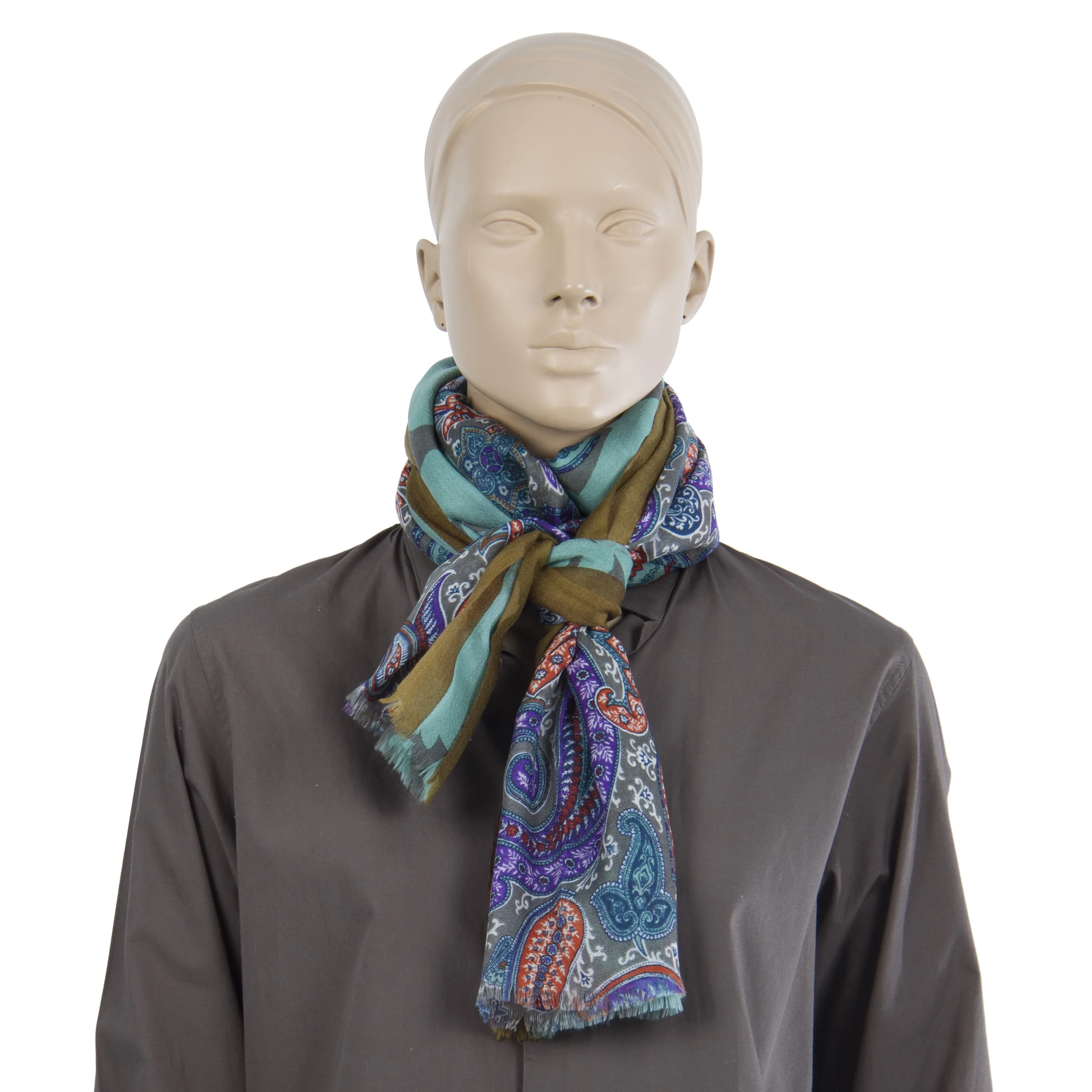 Etro Pañuelo Cashmere Verde