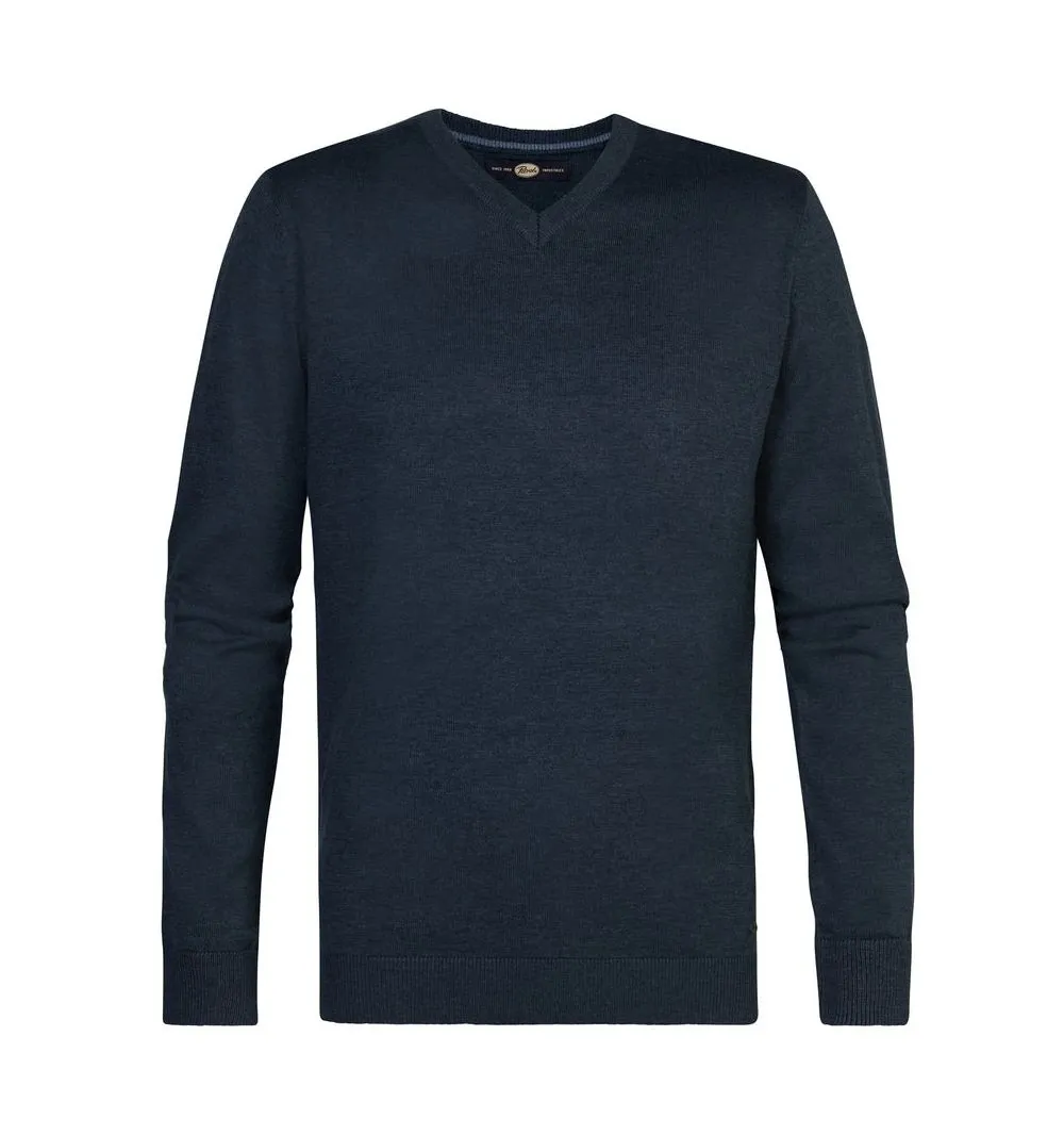 Jersey Petrol fino cuello redondo nenana