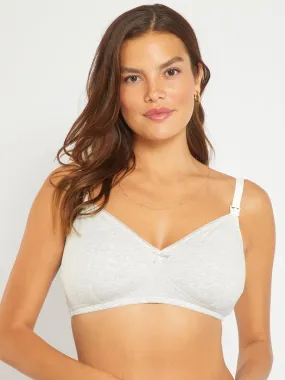 Pack de 2 sujetadores de lactancia - gris