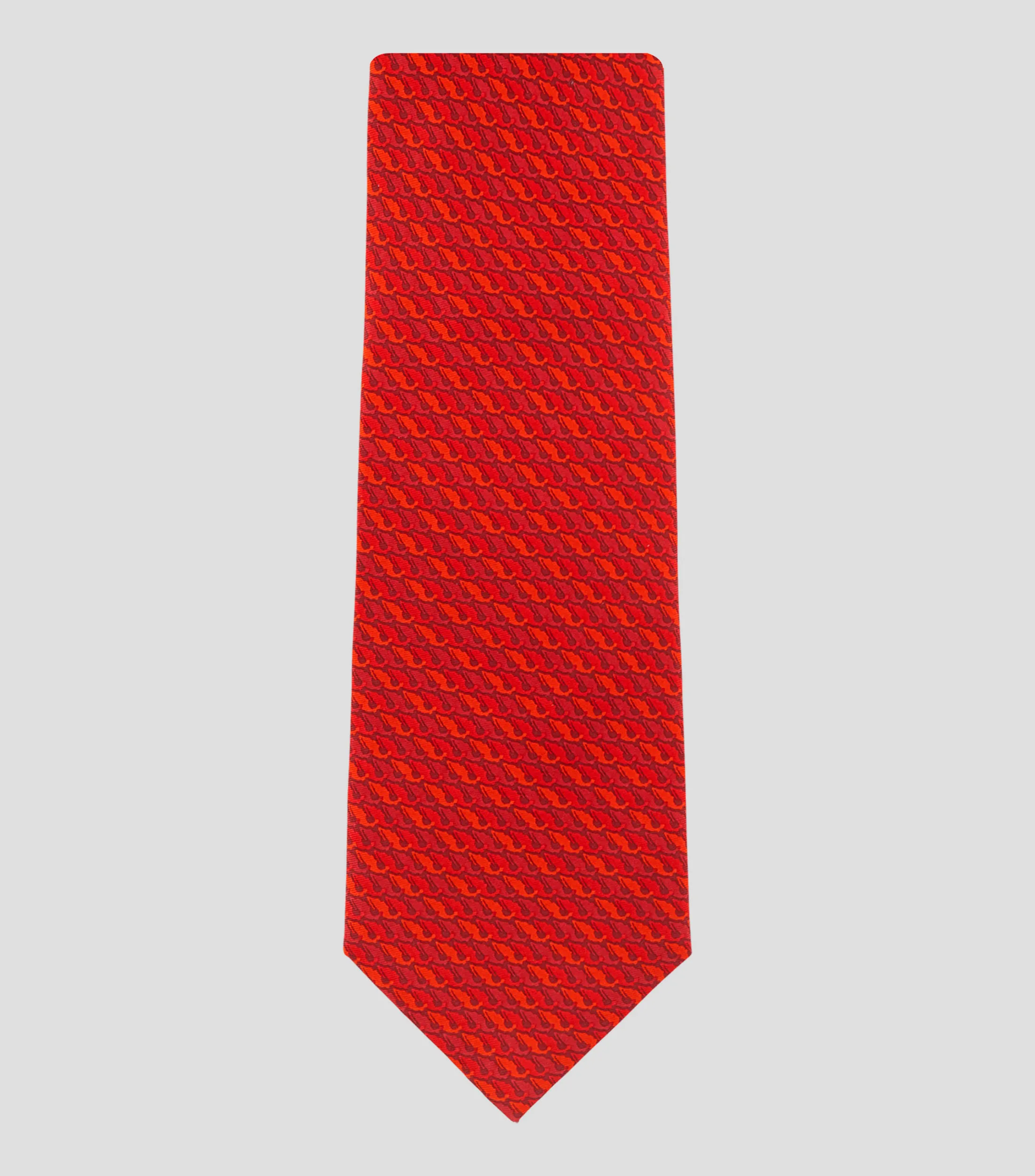 Pineda Covalin Corbata ancha de seda roja