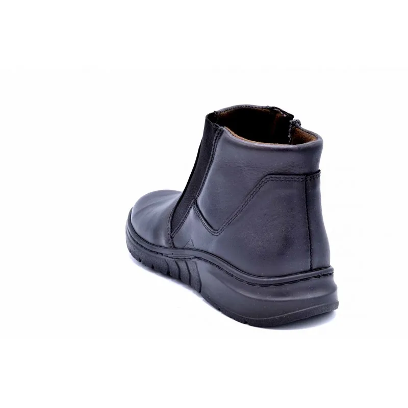 Tamicus VA5063 negro | Bota de piel para hombre | Horma ancha